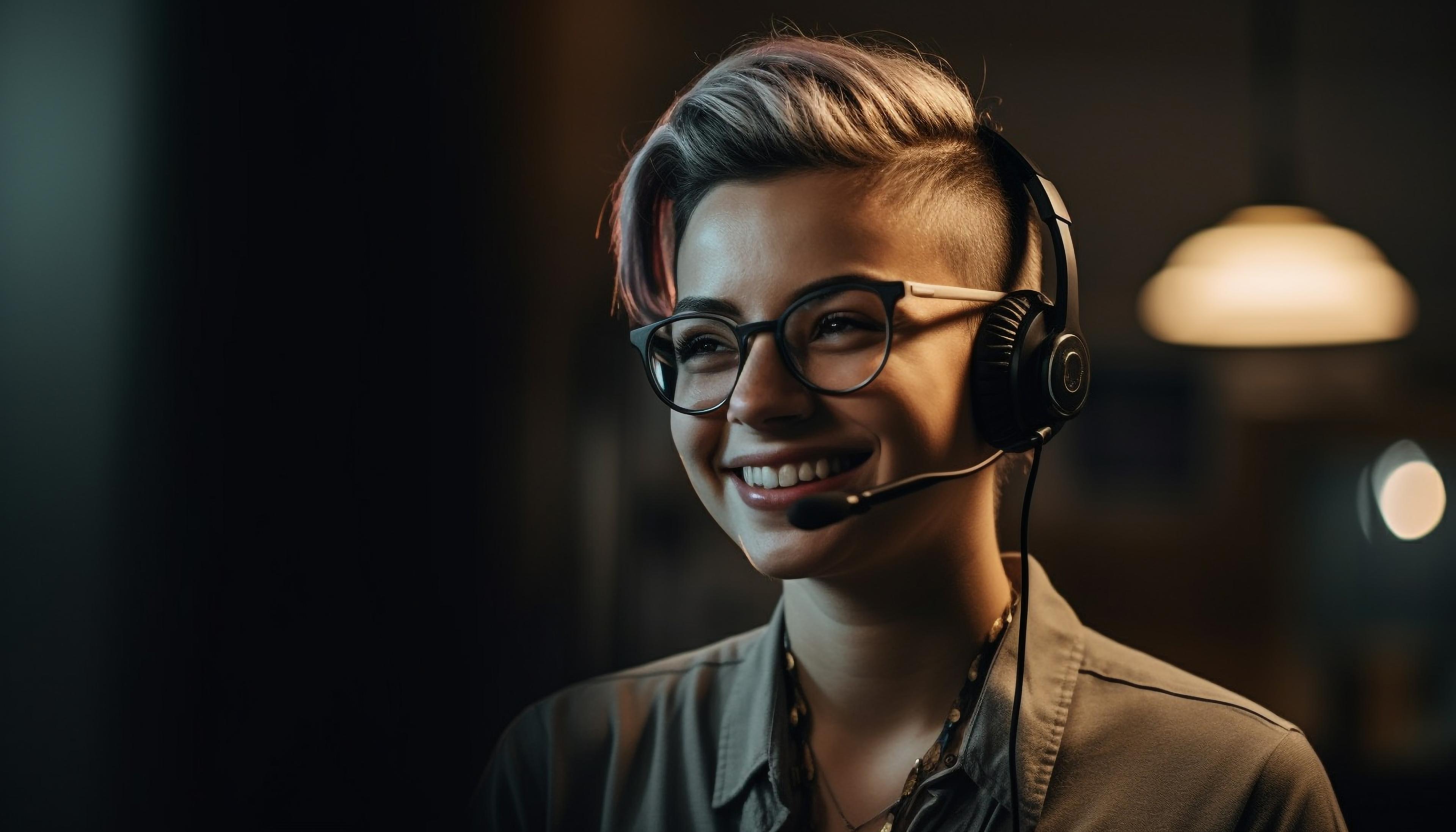 Bandeau décoratif abstrait vert-bleu